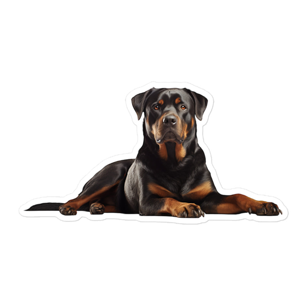 Rottweiler Sticker - Stickerfy.ai