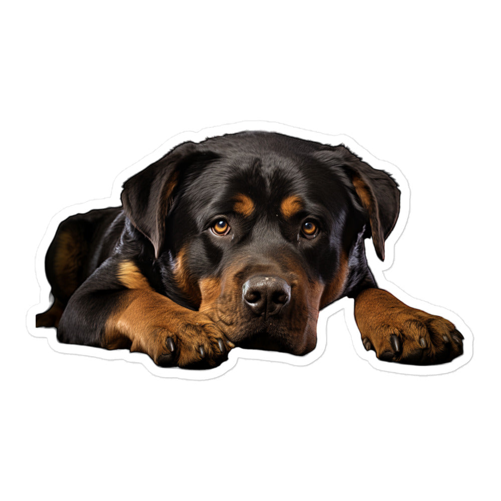 Rottweiler Sticker - Stickerfy.ai