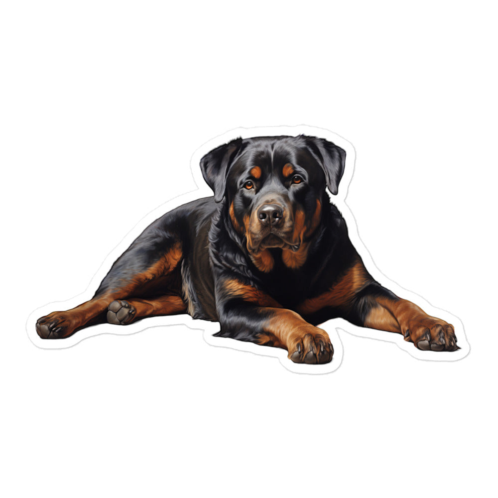 Rottweiler Sticker - Stickerfy.ai