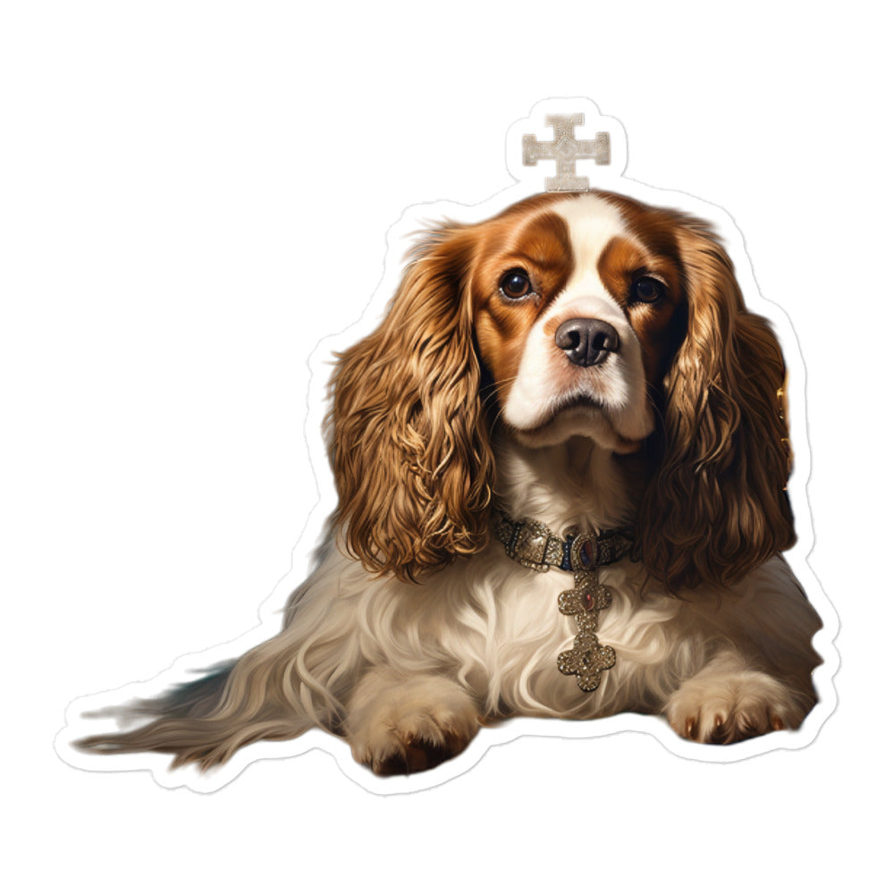 Cavalier King Charles Spaniel Sticker - Stickerfy.ai