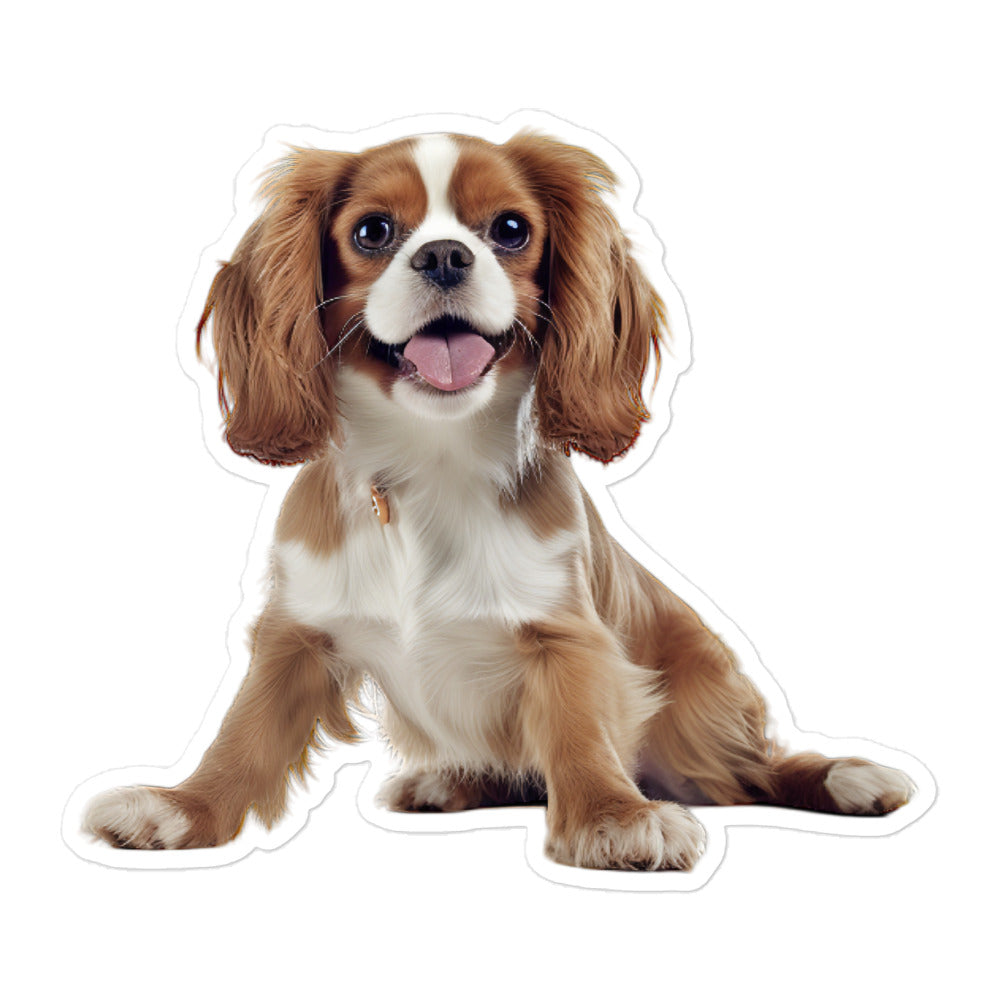 Cavalier King Charles Spaniel Sticker - Stickerfy.ai