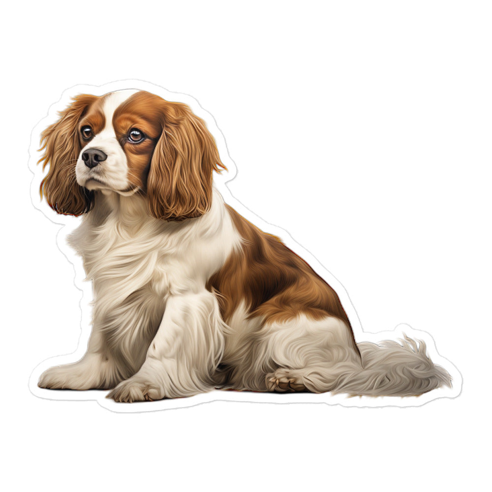 Cavalier King Charles Spaniel Sticker - Stickerfy.ai
