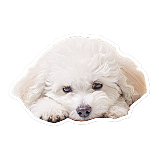 Bichon Frise Sticker - Stickerfy.ai