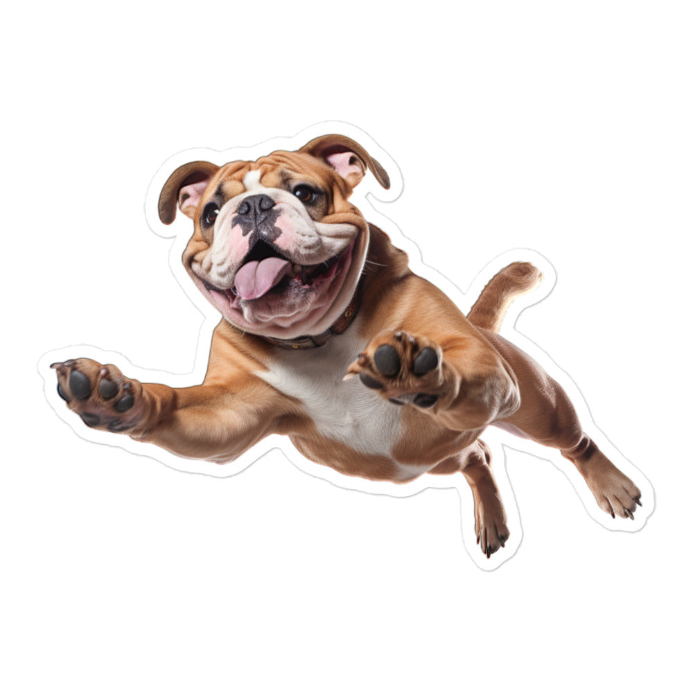 Bulldog Sticker - Stickerfy.ai