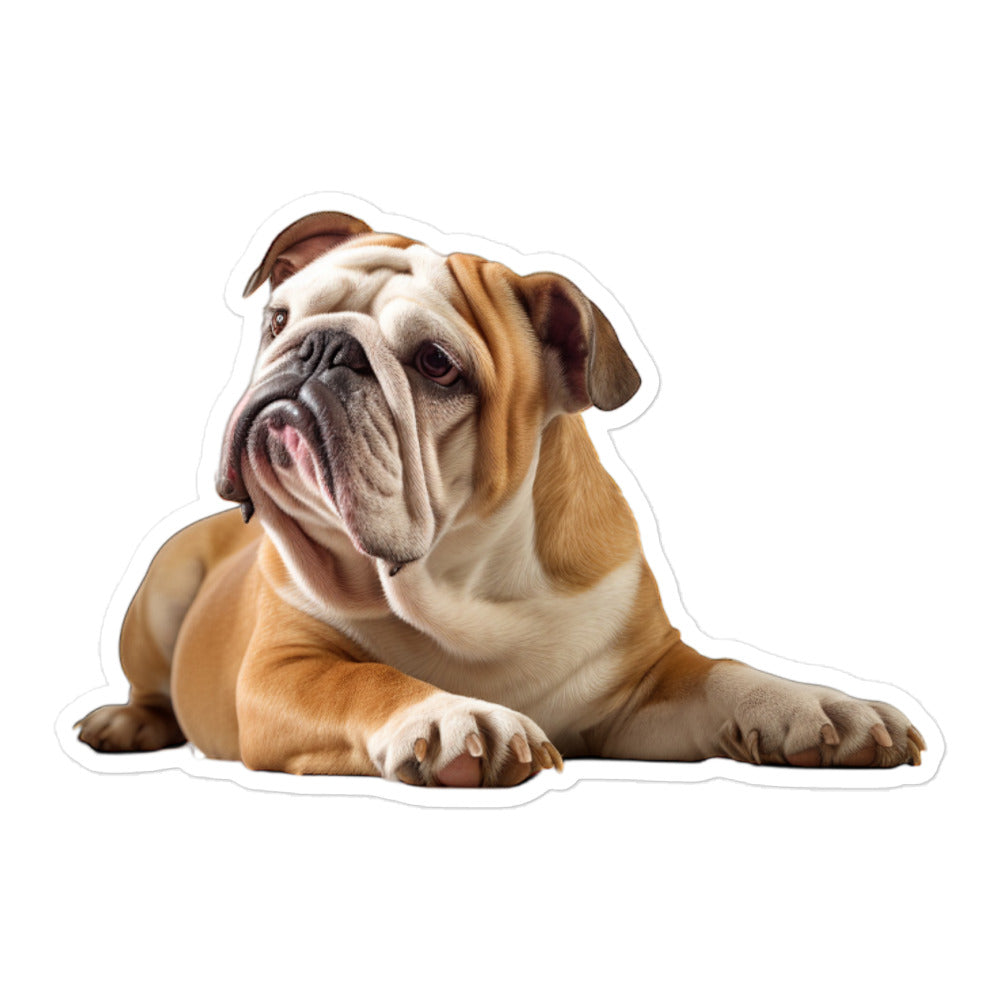 Bulldog Sticker - Stickerfy.ai