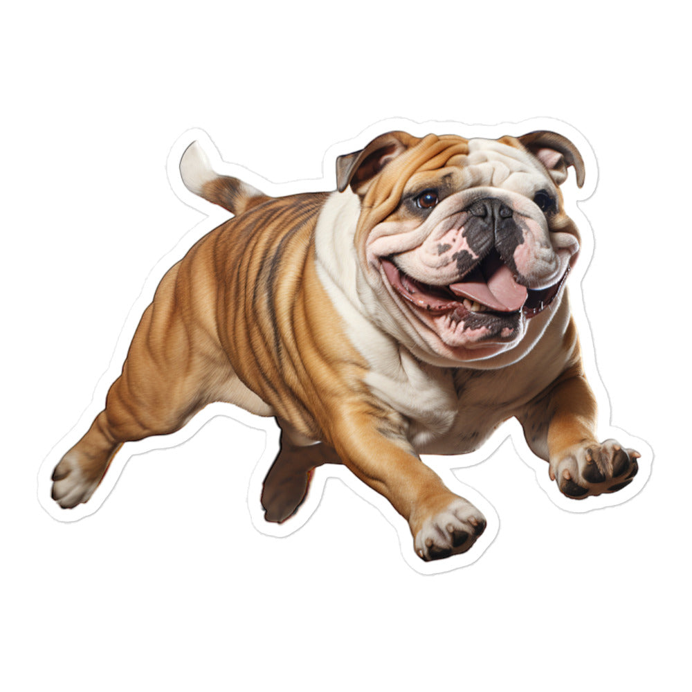Bulldog Sticker - Stickerfy.ai