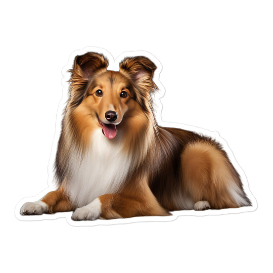 Shetland Sheepdog Sticker - Stickerfy.ai