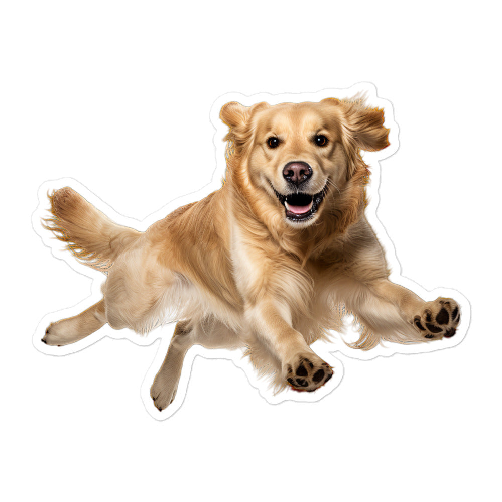 Golden Retriever Sticker - Stickerfy.ai