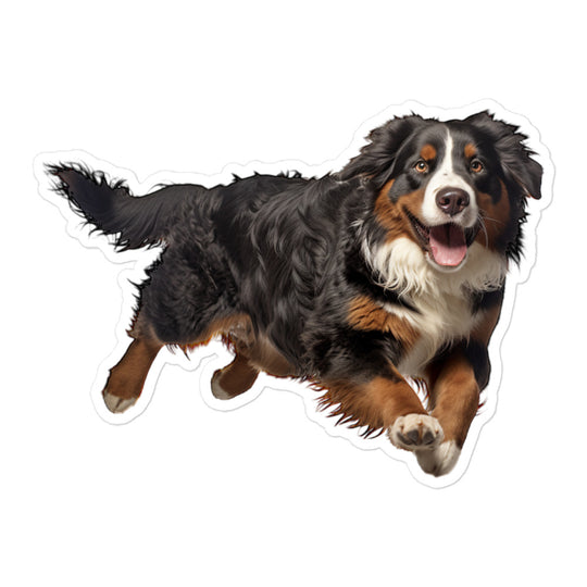 Bernese Mountain Dog Sticker - Stickerfy.ai