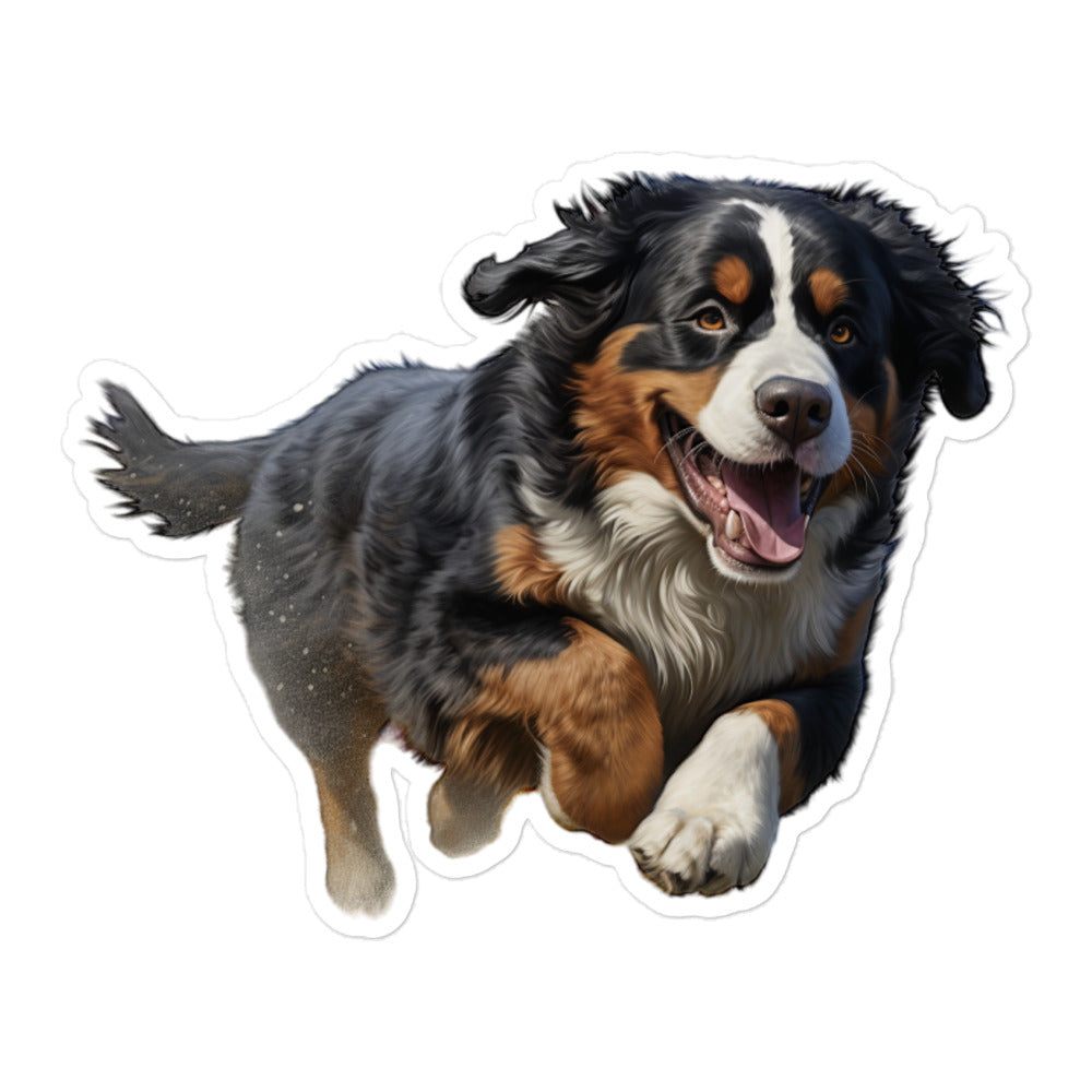 Bernese Mountain Dog Sticker - Stickerfy.ai