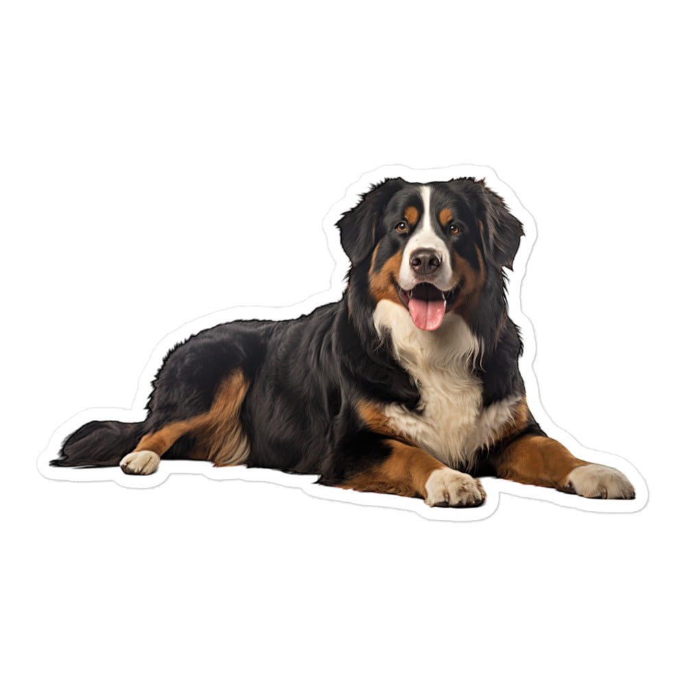 Bernese Mountain Dog Sticker - Stickerfy.ai