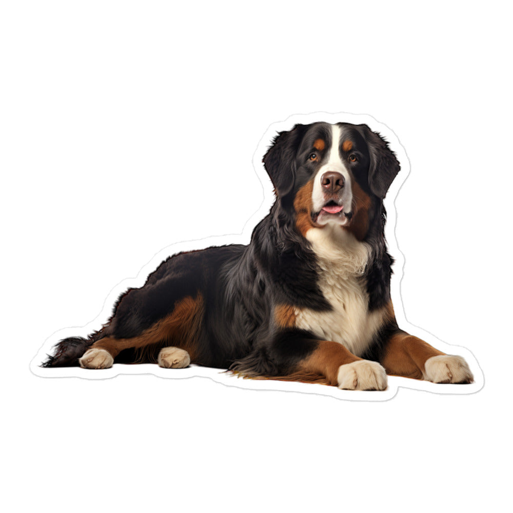 Bernese Mountain Dog Sticker - Stickerfy.ai