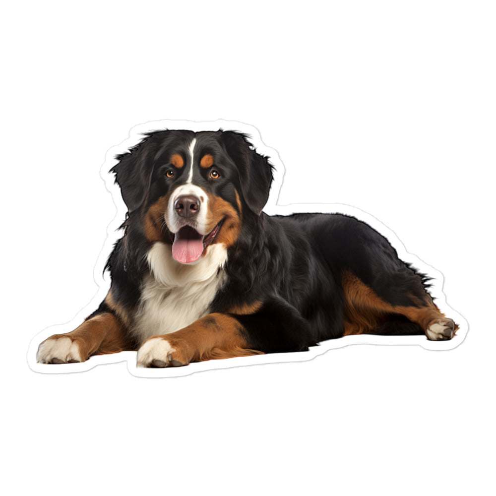 Bernese Mountain Dog Sticker - Stickerfy.ai