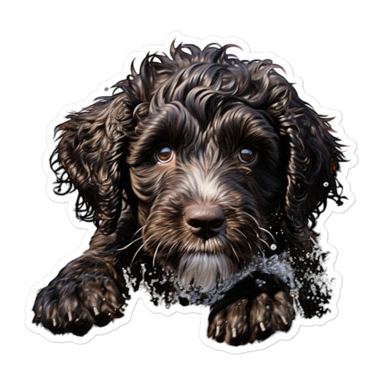 Portuguese Water Dog Sticker - Stickerfy.ai
