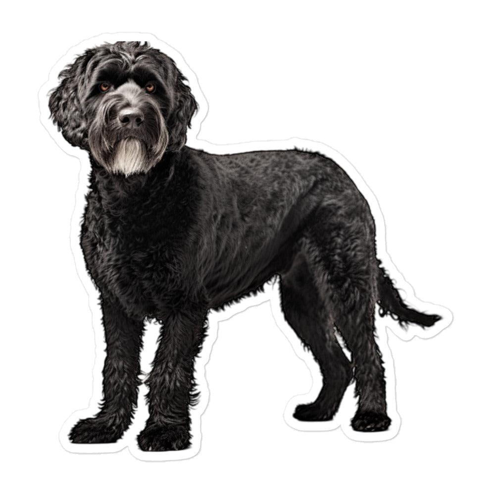 Portuguese Water Dog Sticker - Stickerfy.ai