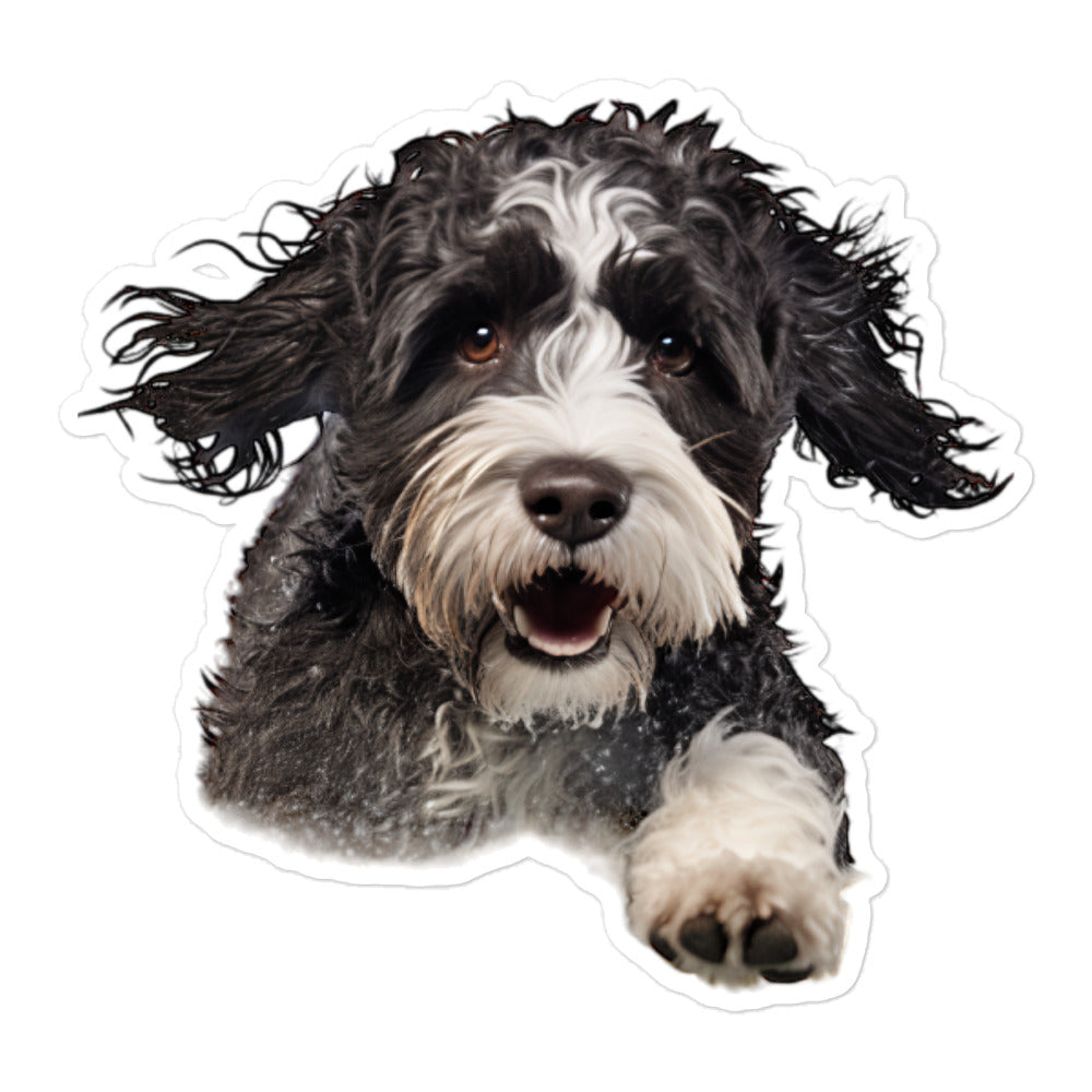 Portuguese Water Dog Sticker - Stickerfy.ai