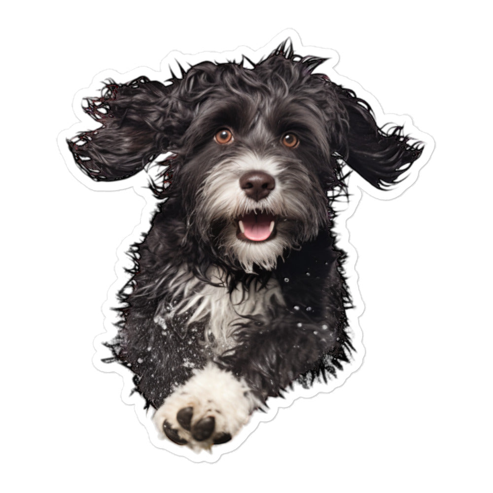 Portuguese Water Dog Sticker - Stickerfy.ai