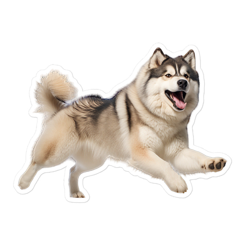 Alaskan Malamute Sticker - Stickerfy.ai