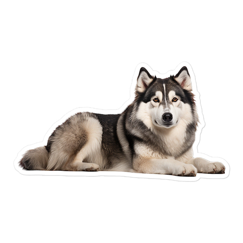 Alaskan Malamute Sticker - Stickerfy.ai