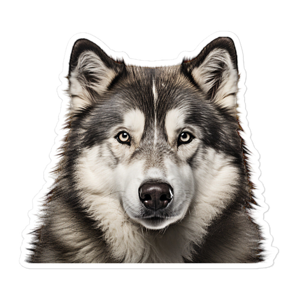 Alaskan Malamute Sticker - Stickerfy.ai