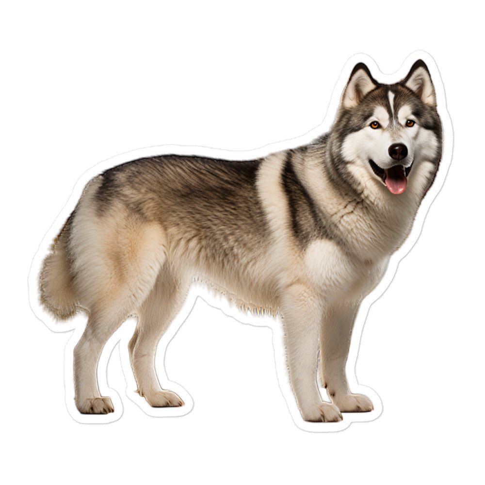 Alaskan Malamute Sticker - Stickerfy.ai