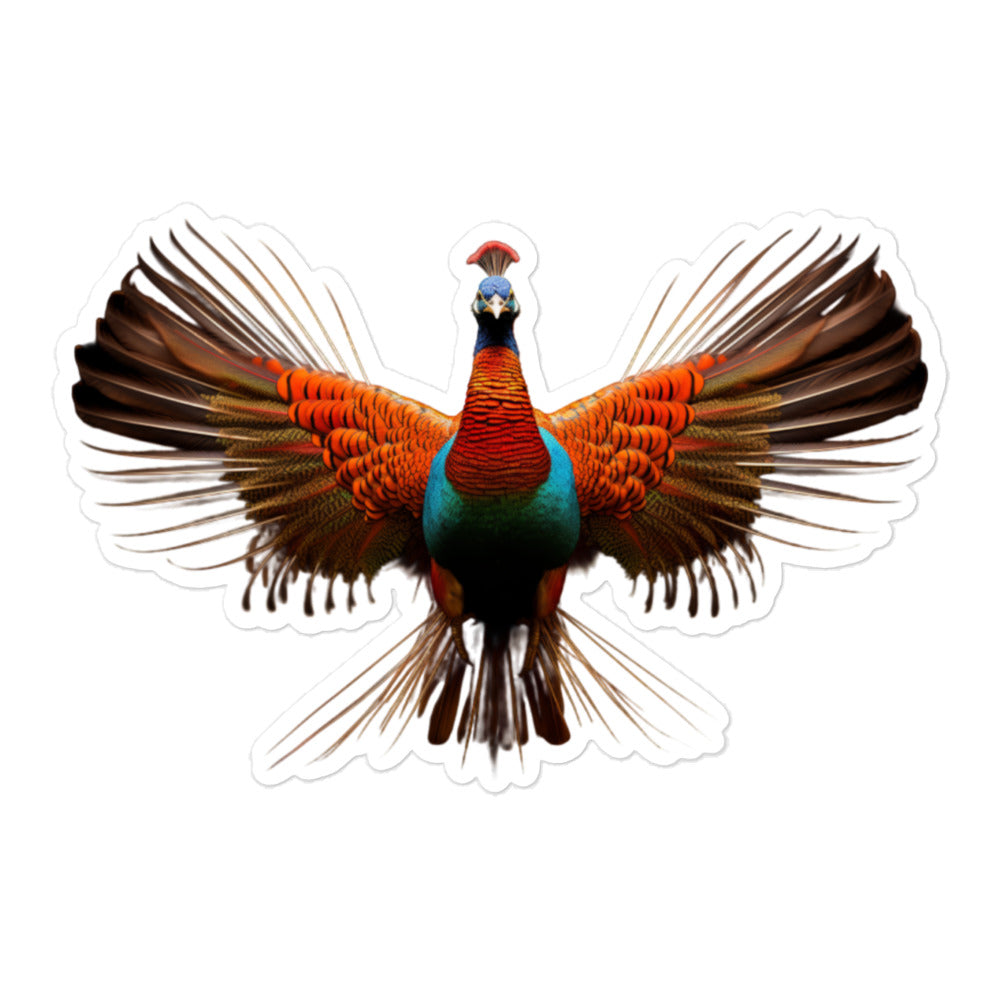 Ring Necked Pheasant Sticker - Stickerfy.ai