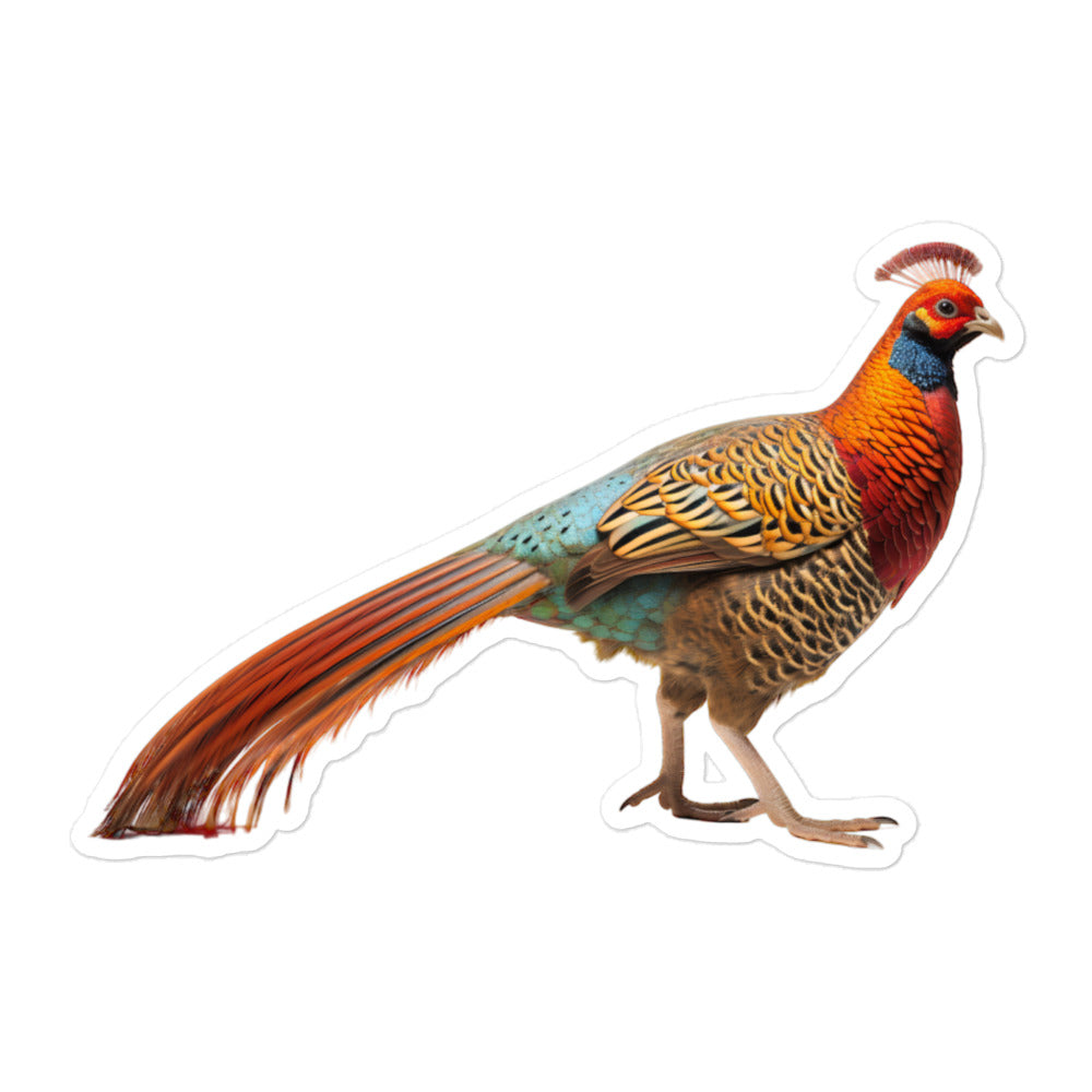 Ring Necked Pheasant Sticker - Stickerfy.ai