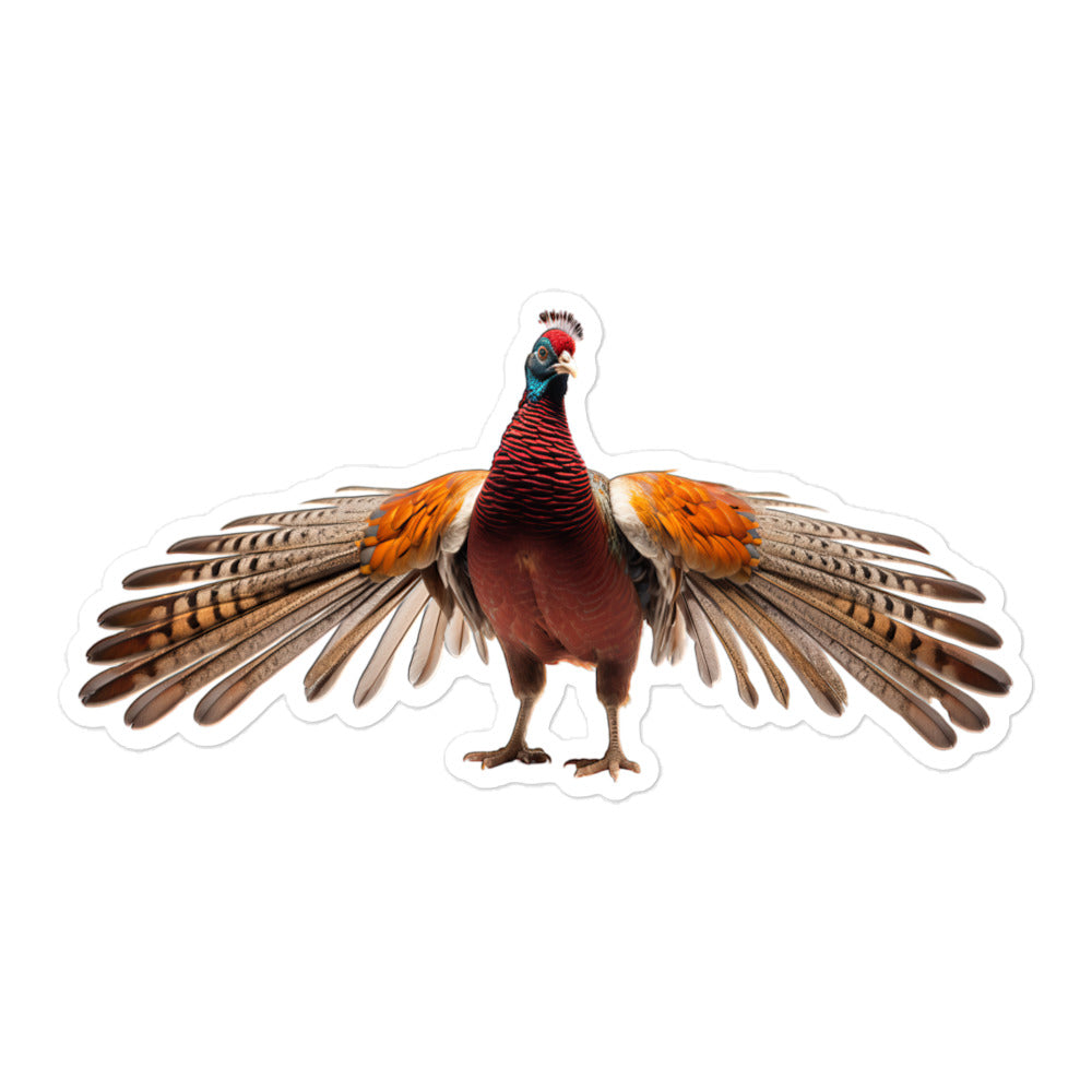 Ring Necked Pheasant Sticker - Stickerfy.ai