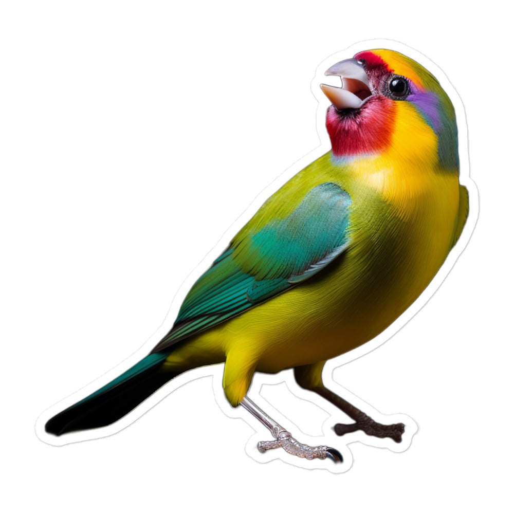 Gouldian Finch Sticker - Stickerfy.ai