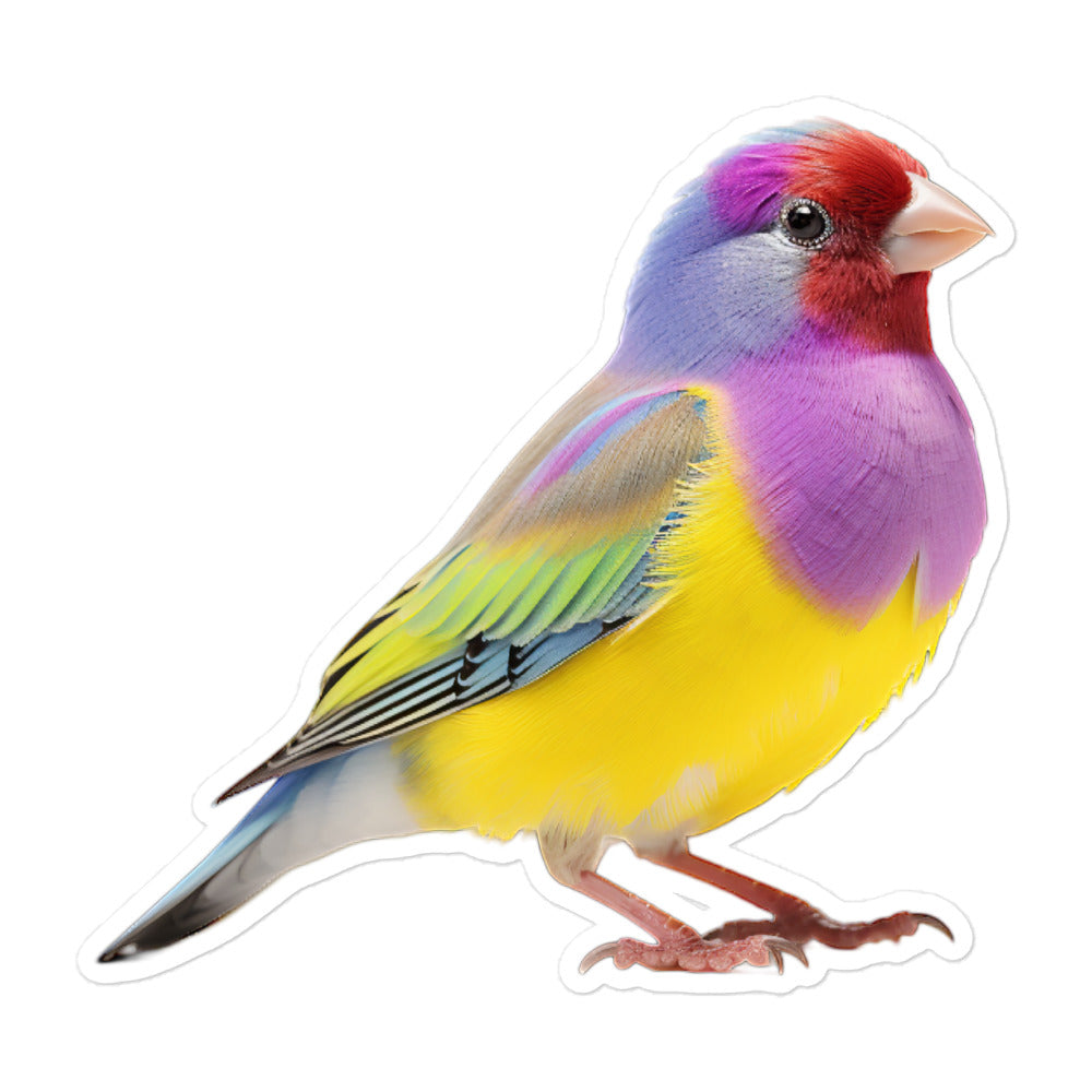 Gouldian Finch Sticker - Stickerfy.ai