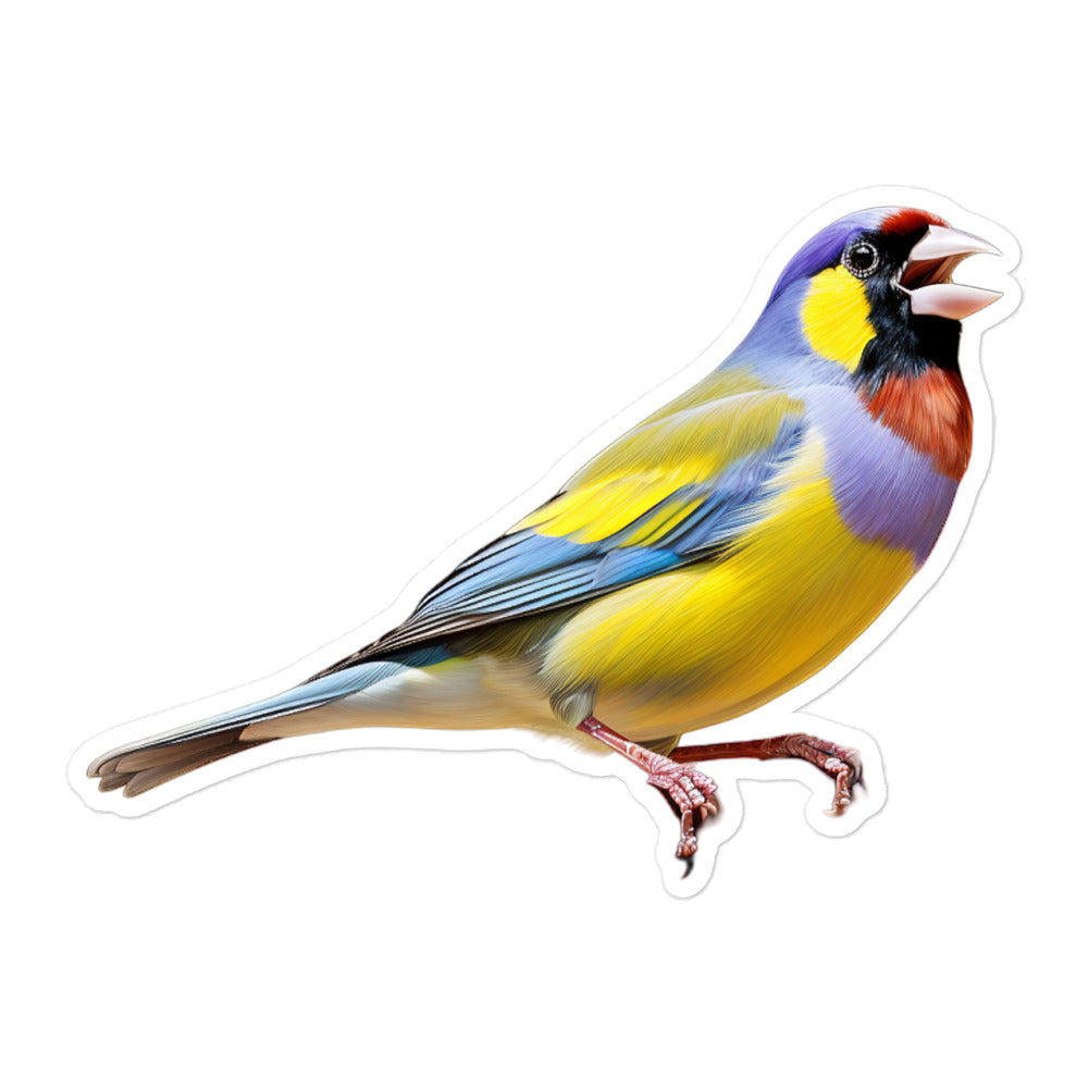 Gouldian Finch Sticker - Stickerfy.ai