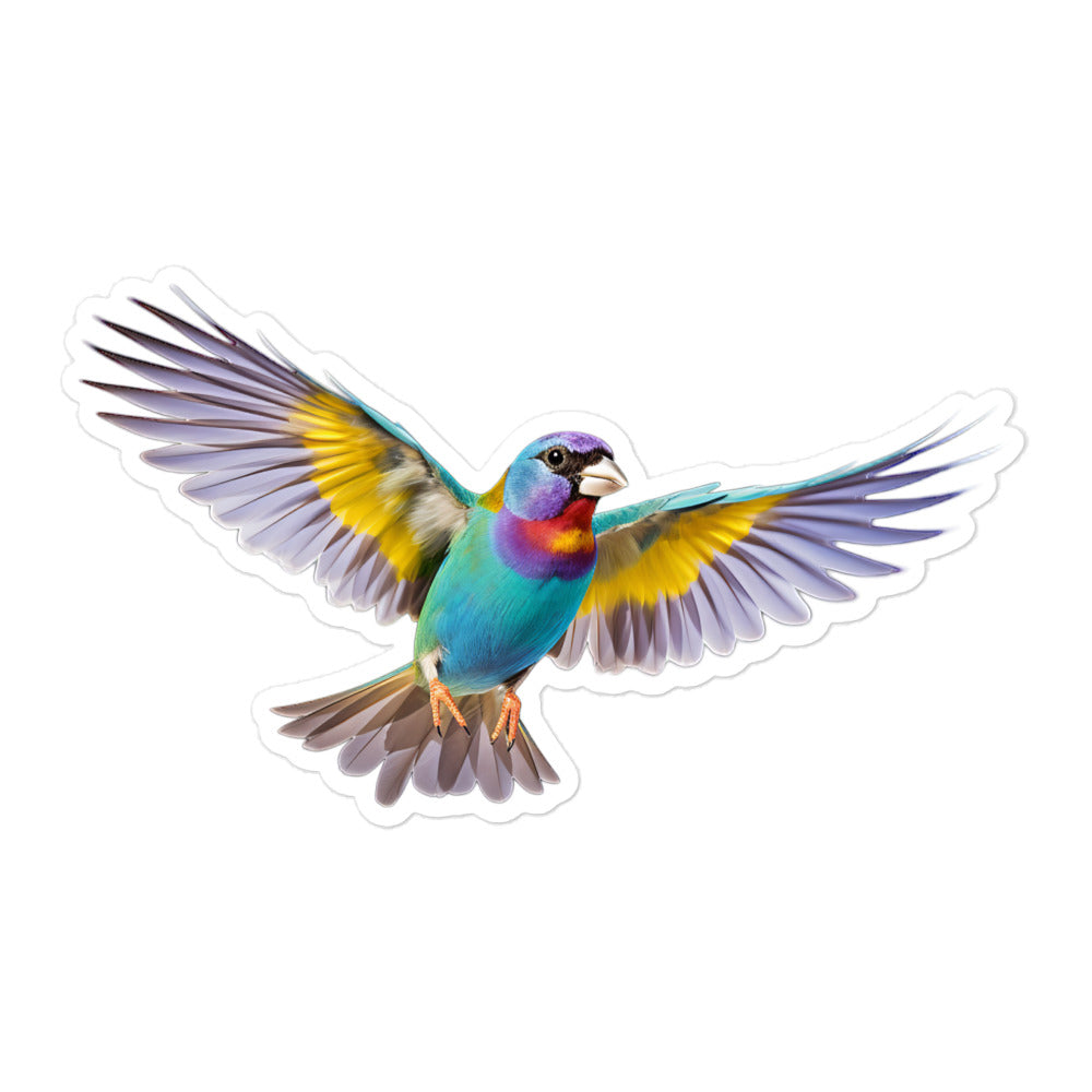 Gouldian Finch Sticker - Stickerfy.ai