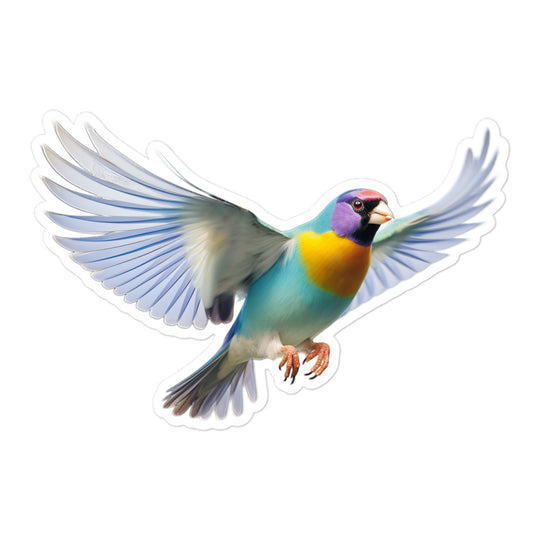 Gouldian Finch Sticker - Stickerfy.ai