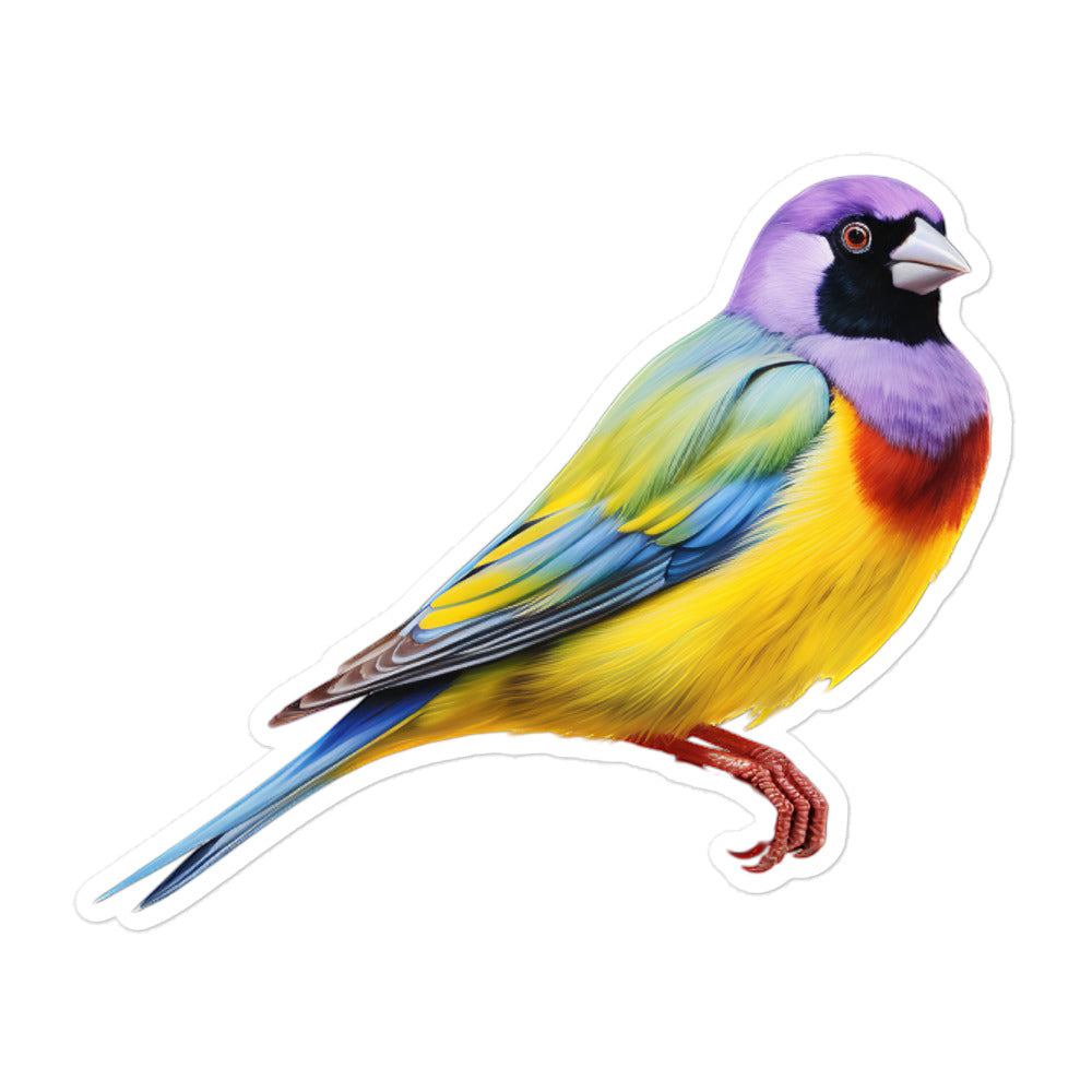 Gouldian Finch Sticker - Stickerfy.ai