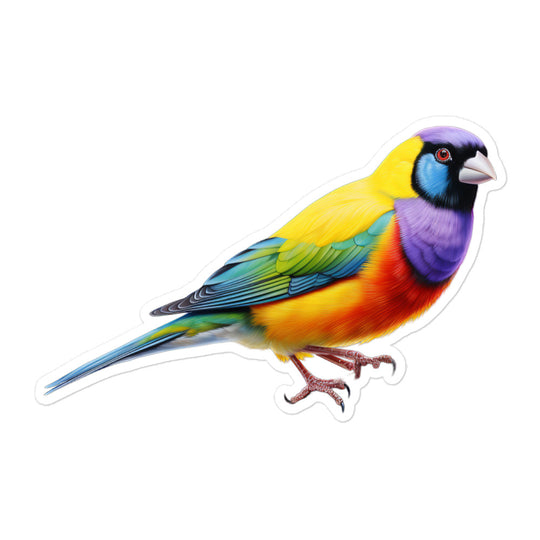 Gouldian Finch Sticker - Stickerfy.ai