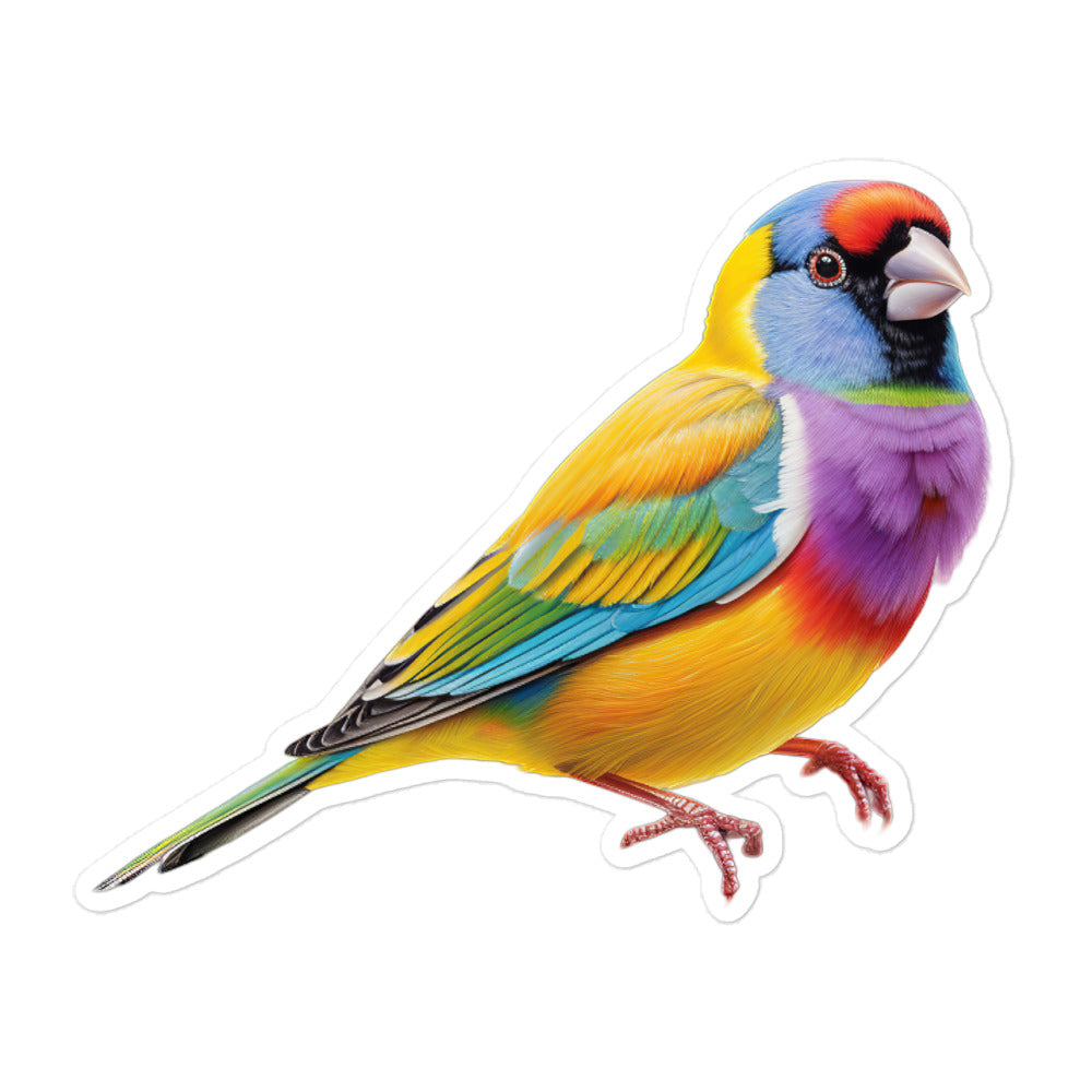 Gouldian Finch Sticker - Stickerfy.ai