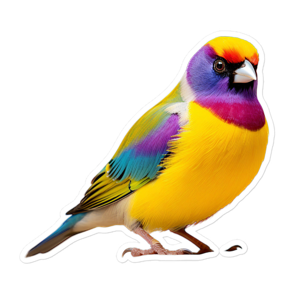 Gouldian Finch Sticker - Stickerfy.ai