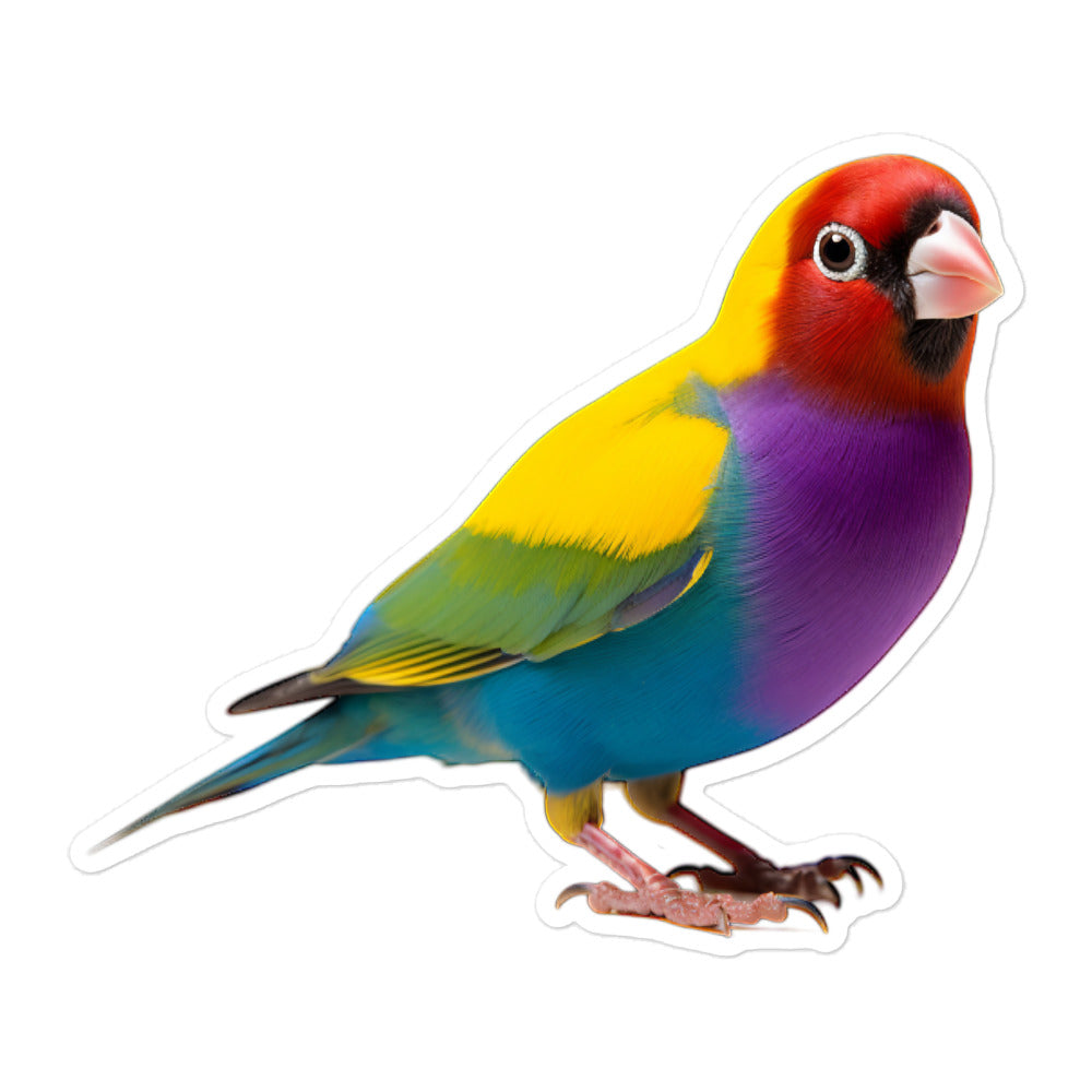 Gouldian Finch Sticker - Stickerfy.ai