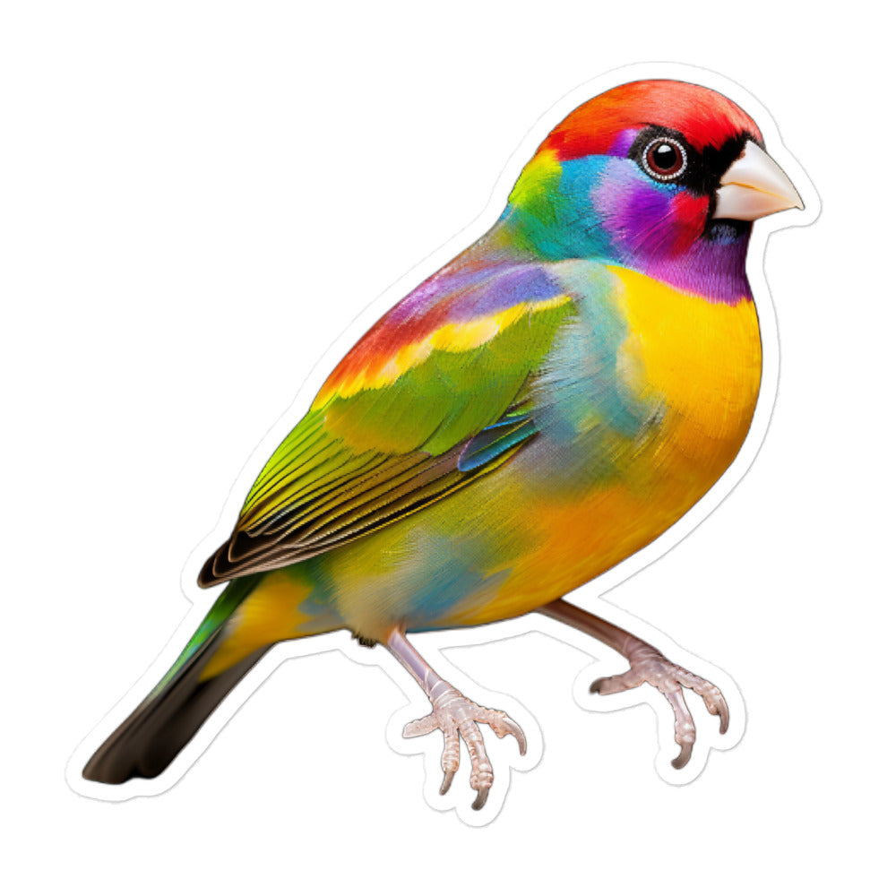 Gouldian Finch Sticker - Stickerfy.ai