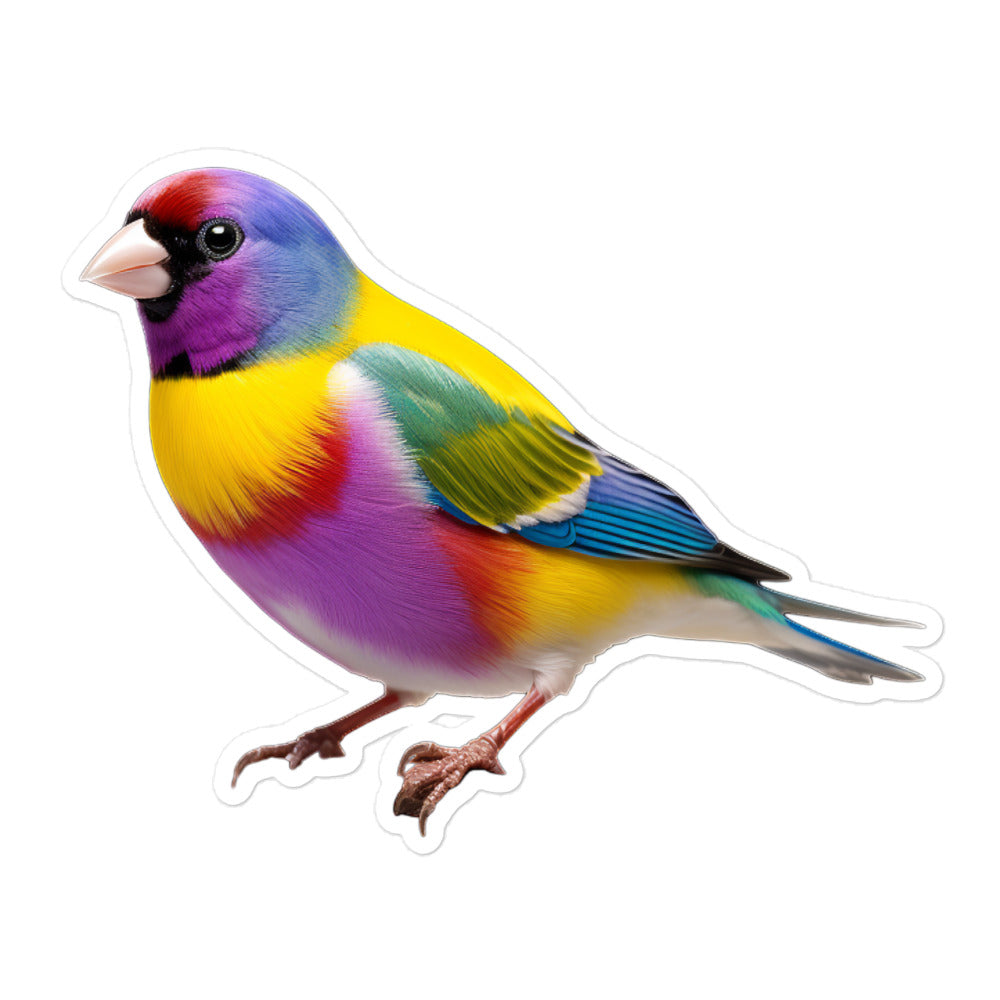 Gouldian Finch Sticker - Stickerfy.ai