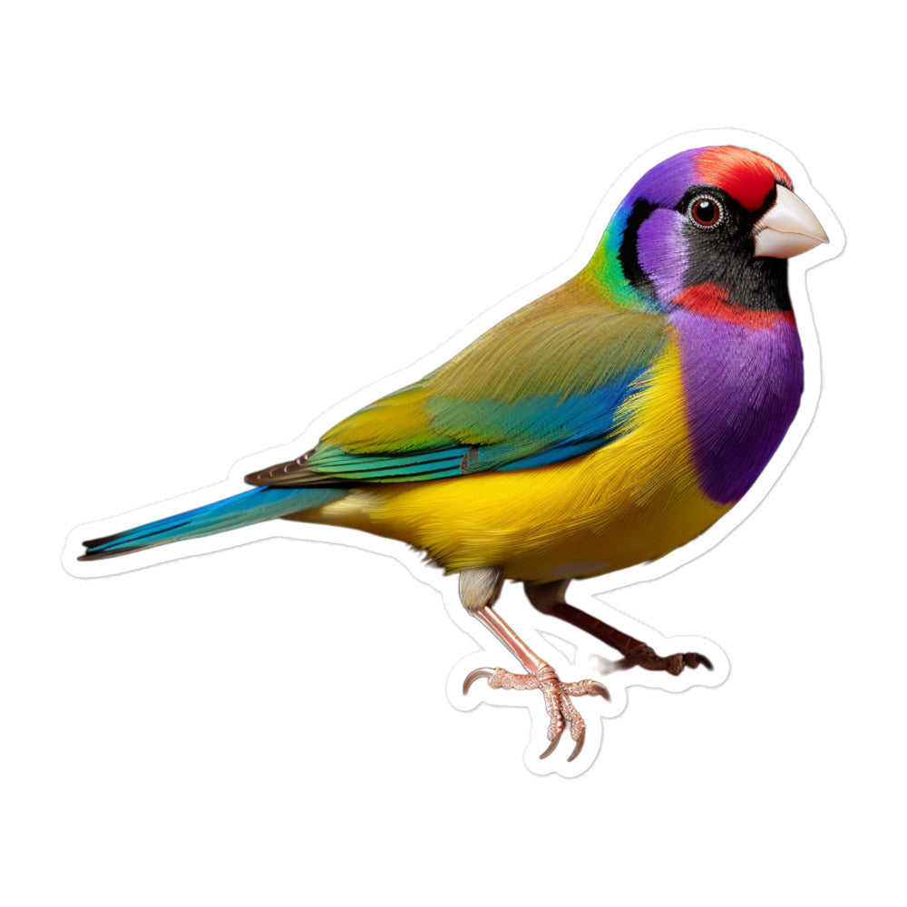 Gouldian Finch Sticker - Stickerfy.ai