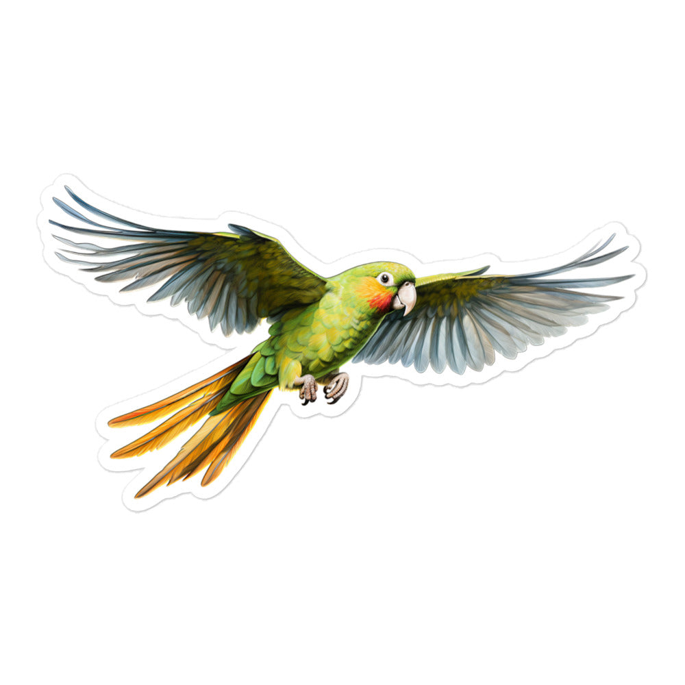 Green Cheeked Conure Sticker - Stickerfy.ai