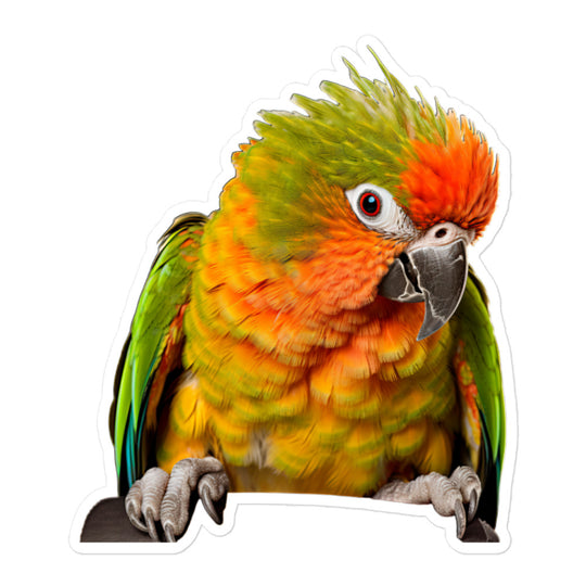 Green Cheeked Conure Sticker - Stickerfy.ai