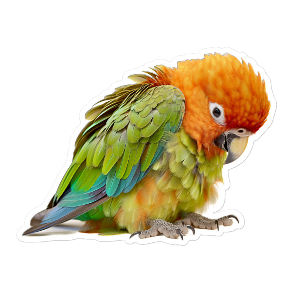 Green Cheeked Conure Sticker - Stickerfy.ai