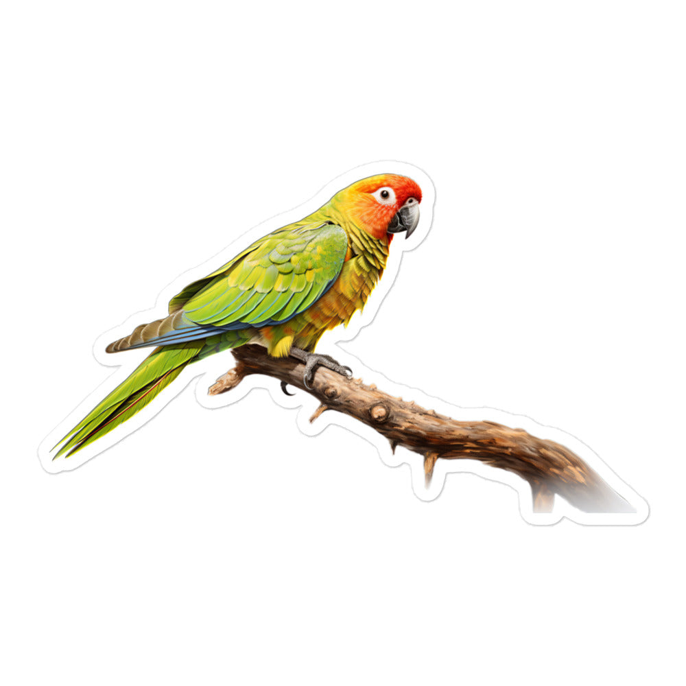 Green Cheeked Conure Sticker - Stickerfy.ai