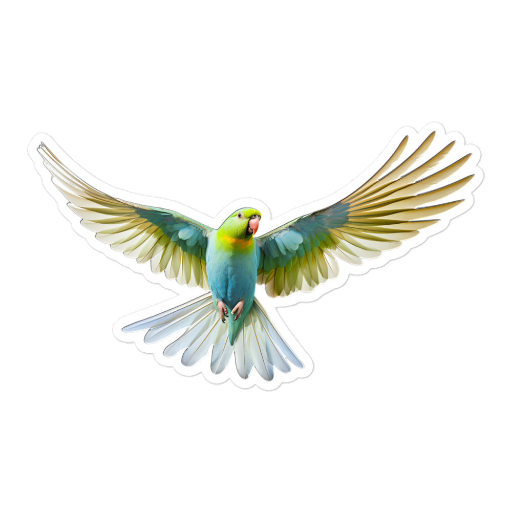 Indian Ringneck Parakeet Sticker - Stickerfy.ai