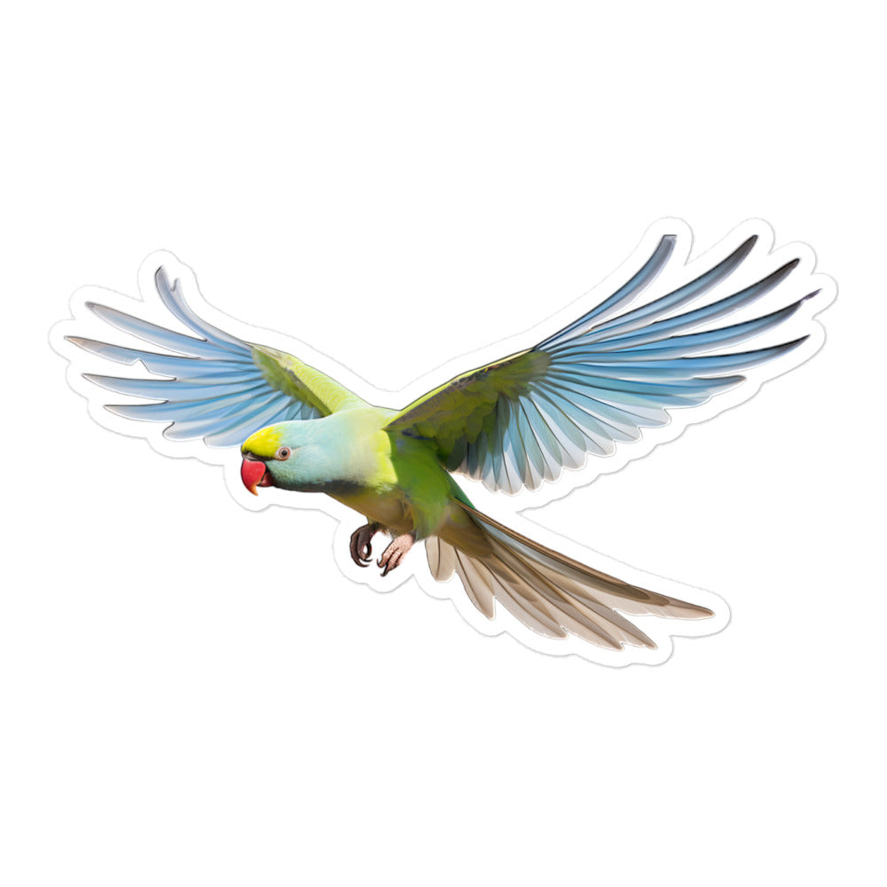 Indian Ringneck Parakeet Sticker - Stickerfy.ai