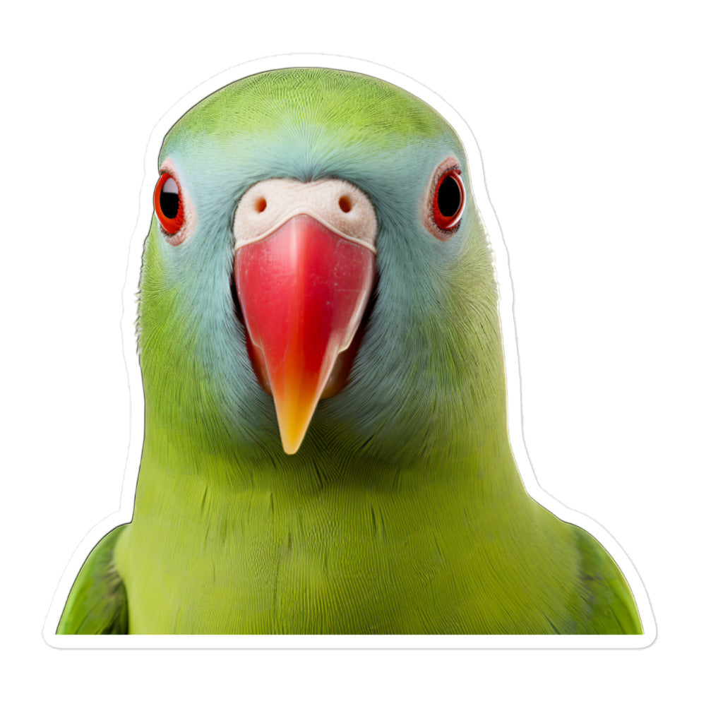 Indian Ringneck Parakeet Sticker - Stickerfy.ai