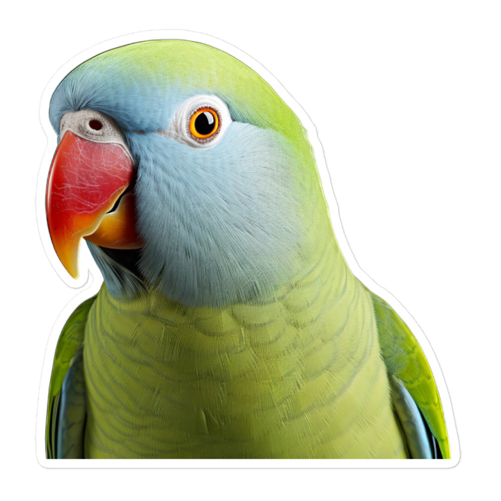 Indian Ringneck Parakeet Sticker - Stickerfy.ai