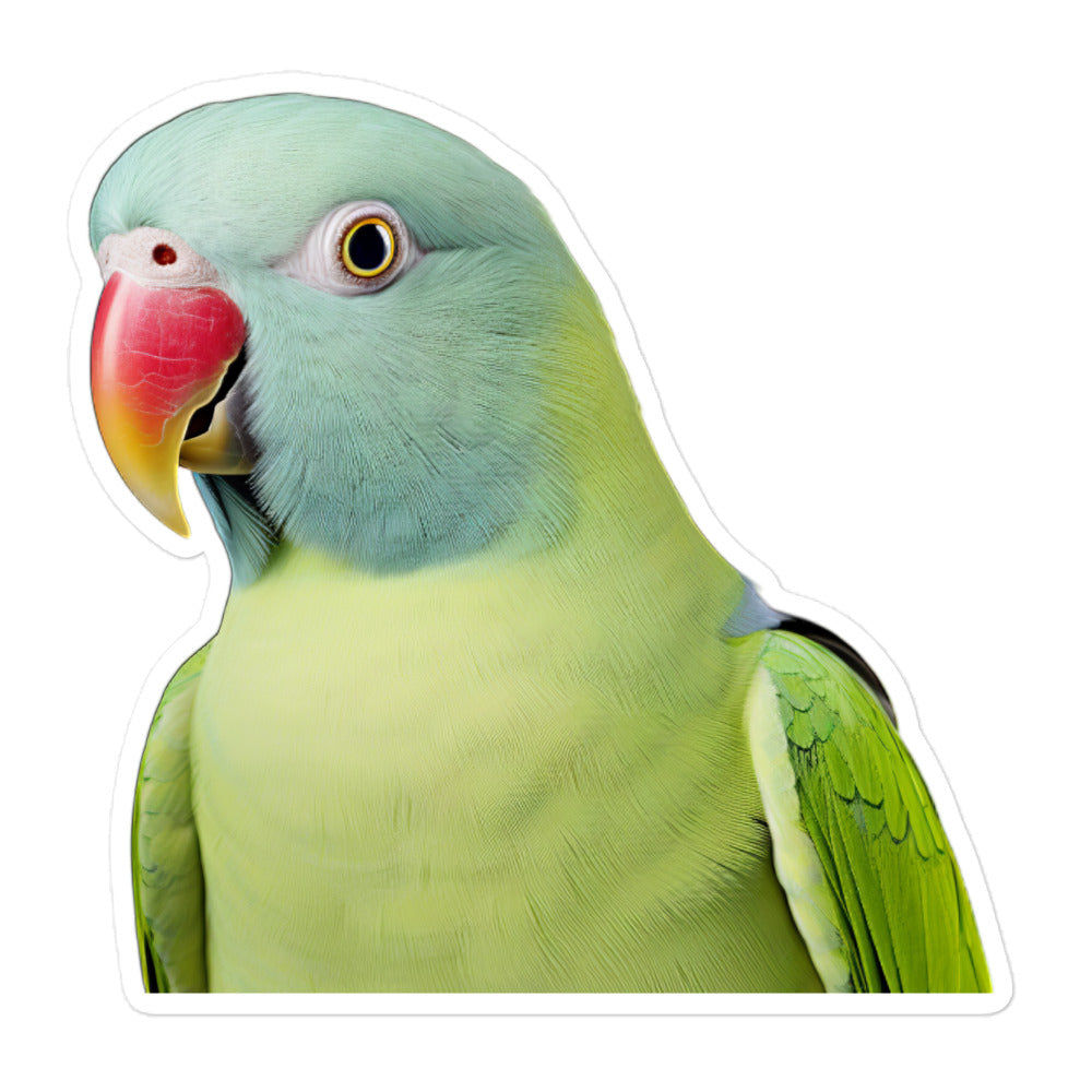 Indian Ringneck Parakeet Sticker - Stickerfy.ai